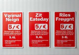 Nahaufnahme verschiedener österreichischer Vignetten zur Preisübersicht
